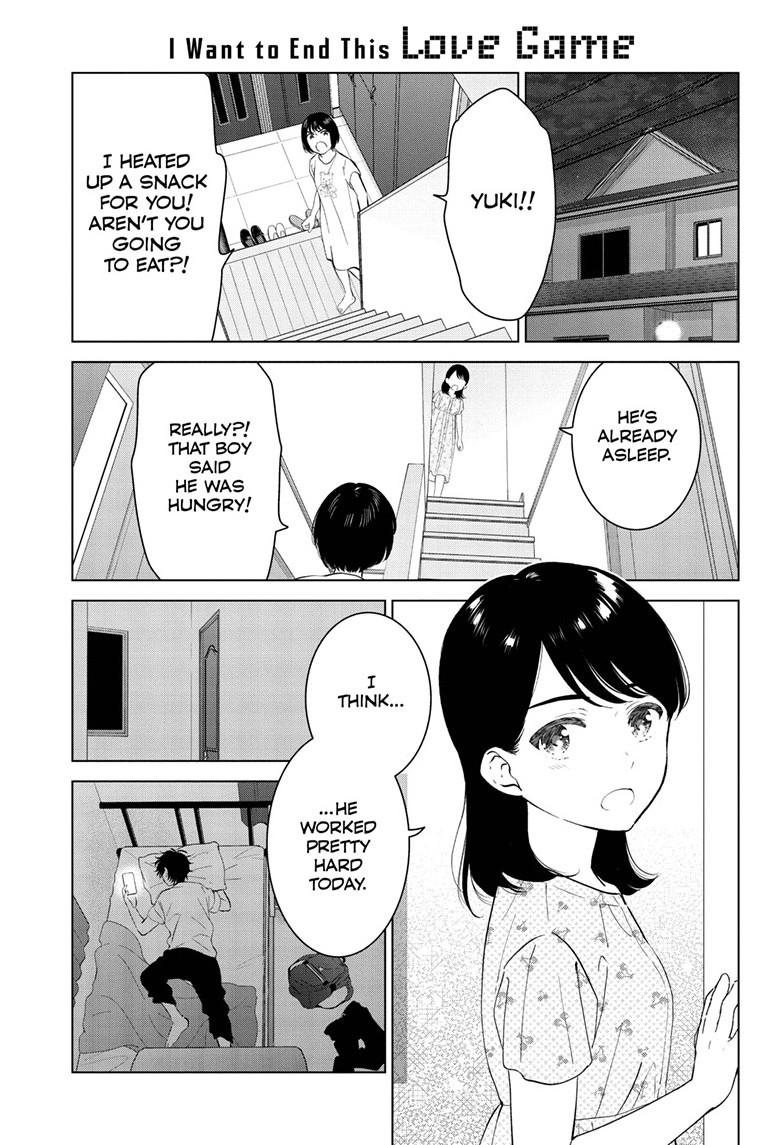 Aishiteru Game wo Owarasetai chapter 59 page 1