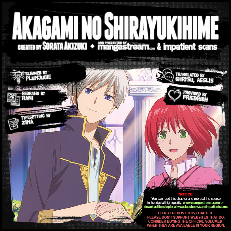 Akagami no Shirayukihime chapter 105 page 1
