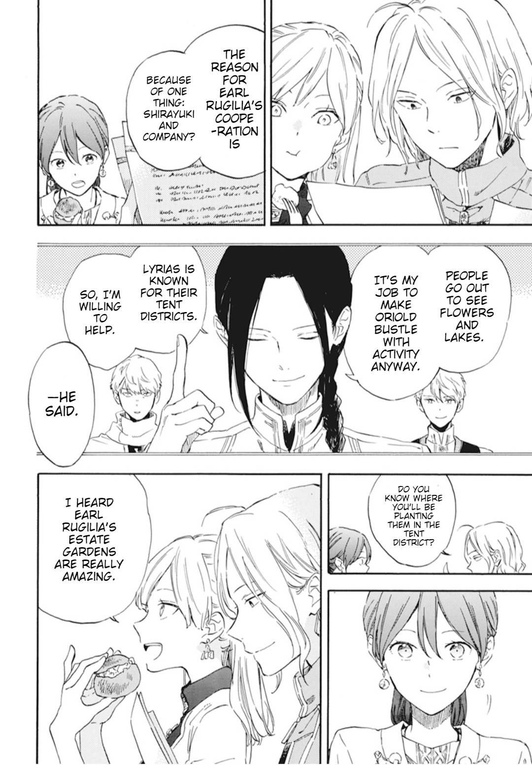 Akagami no Shirayukihime chapter 128 page 4