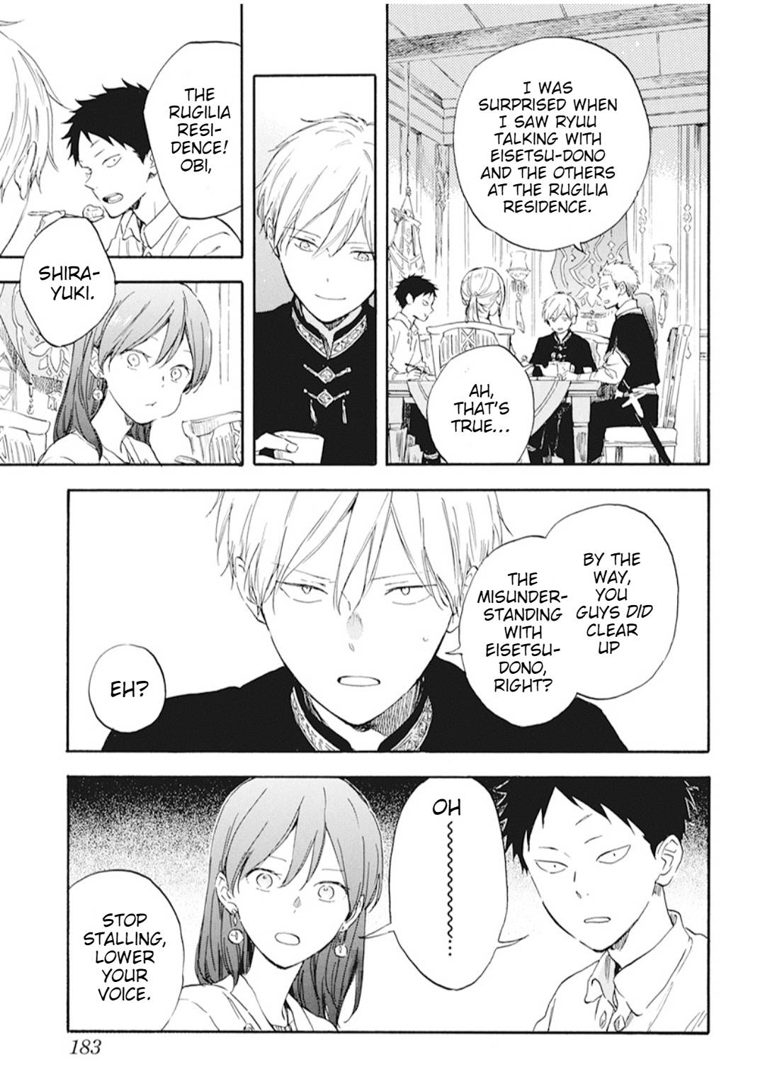 Akagami no Shirayukihime chapter 131 page 3