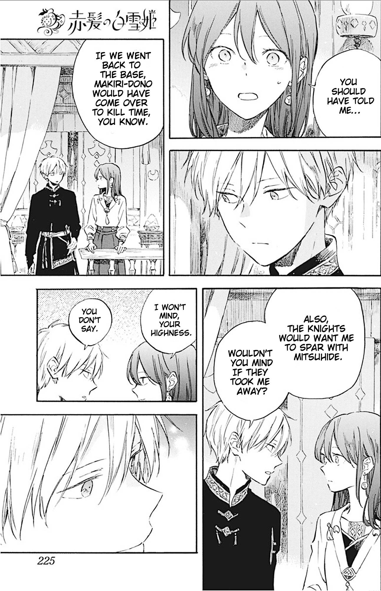 Akagami no Shirayukihime chapter 132 page 8