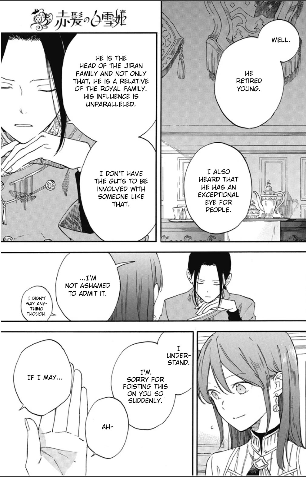 Akagami no Shirayukihime chapter 134 page 19