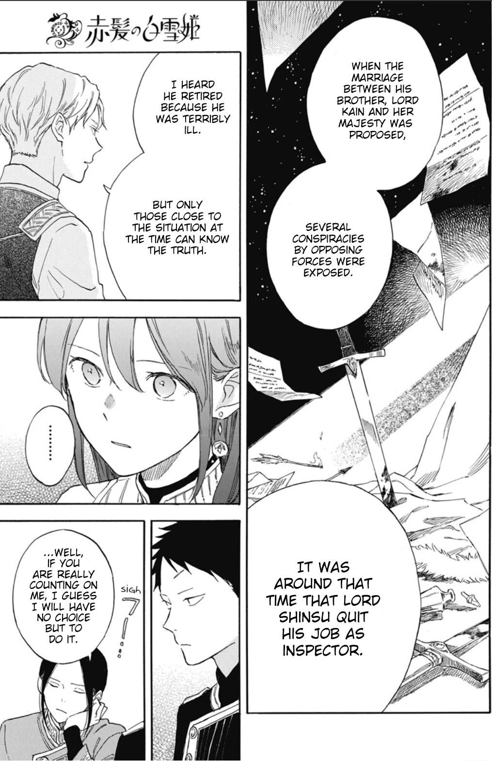 Akagami no Shirayukihime chapter 134 page 21