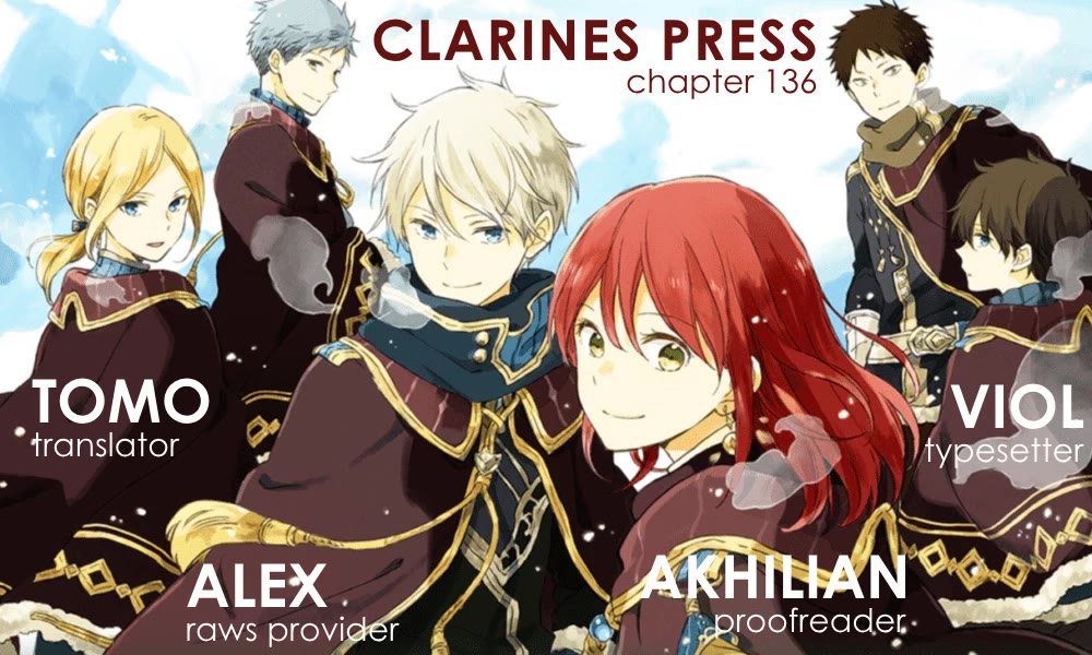 Akagami no Shirayukihime chapter 136 page 1