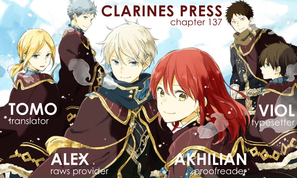 Akagami no Shirayukihime chapter 137 page 1