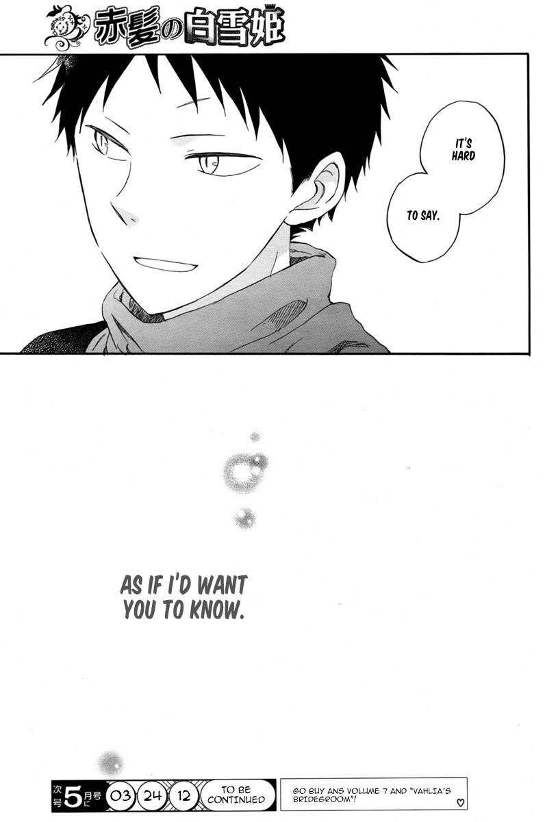 Akagami no Shirayukihime chapter 32 page 32