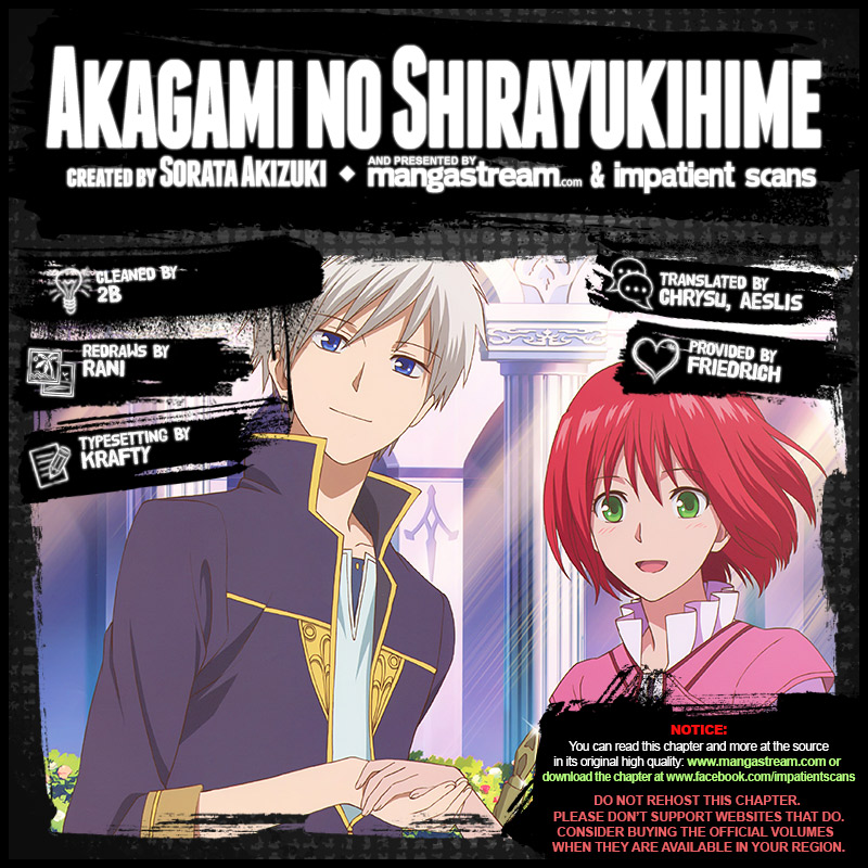 Akagami no Shirayukihime chapter 96 page 1