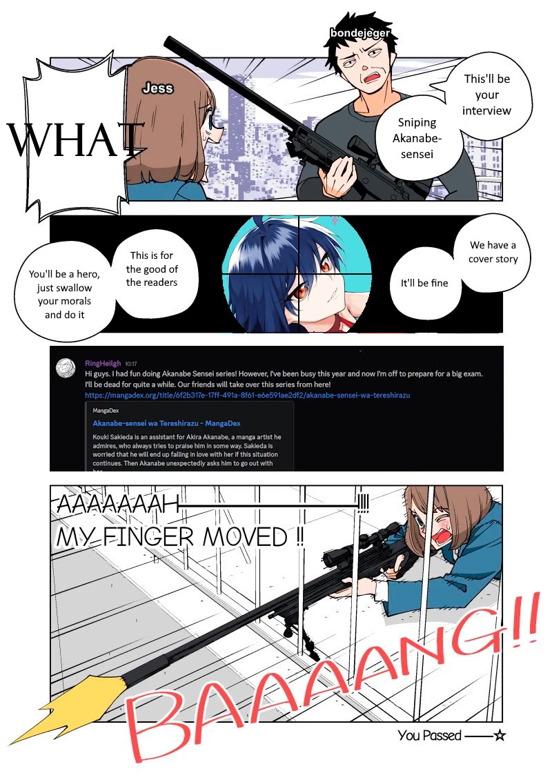 Akanabe-sensei Doesn't Know about Embarrassment chapter 29 page 16