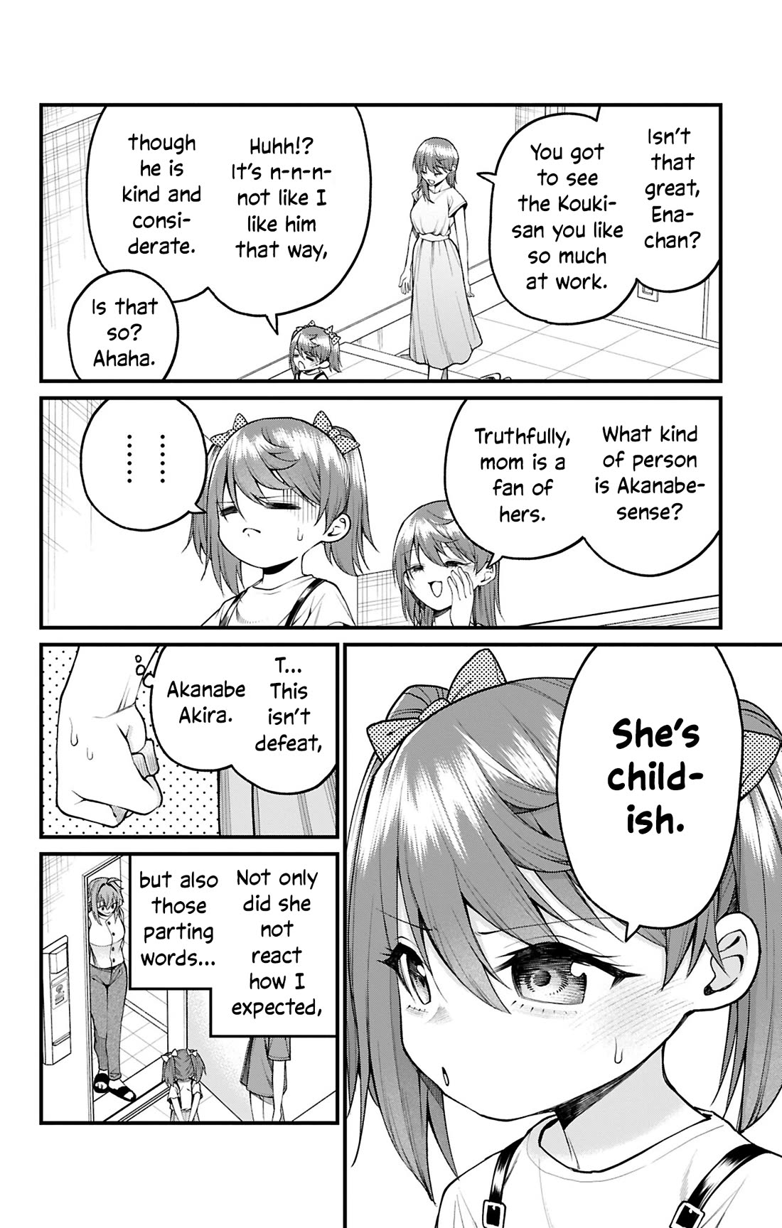 Akanabe-sensei Doesn't Know about Embarrassment chapter 36 page 12