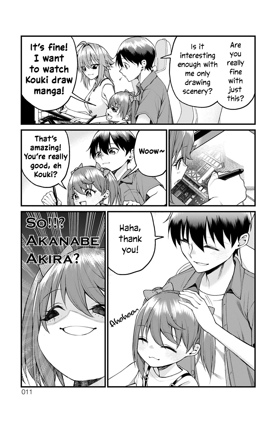 Akanabe-sensei Doesn't Know about Embarrassment chapter 36 page 7