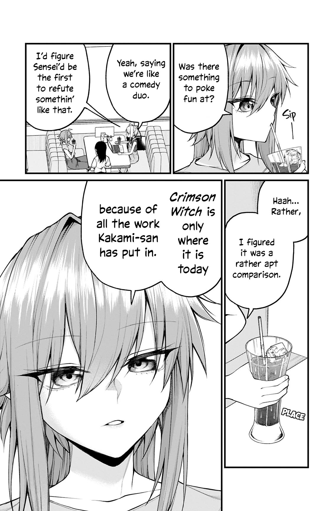 Akanabe-sensei Doesn't Know about Embarrassment chapter 37 page 11