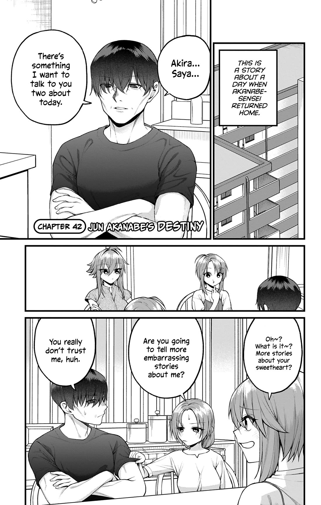 Akanabe-sensei Doesn't Know about Embarrassment chapter 42 page 2