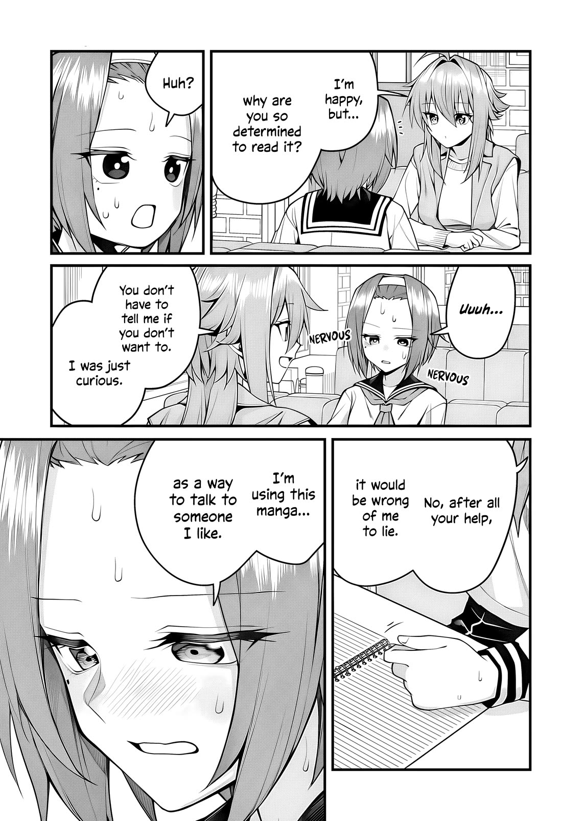 Akanabe-sensei Doesn't Know about Embarrassment chapter 50 page 10