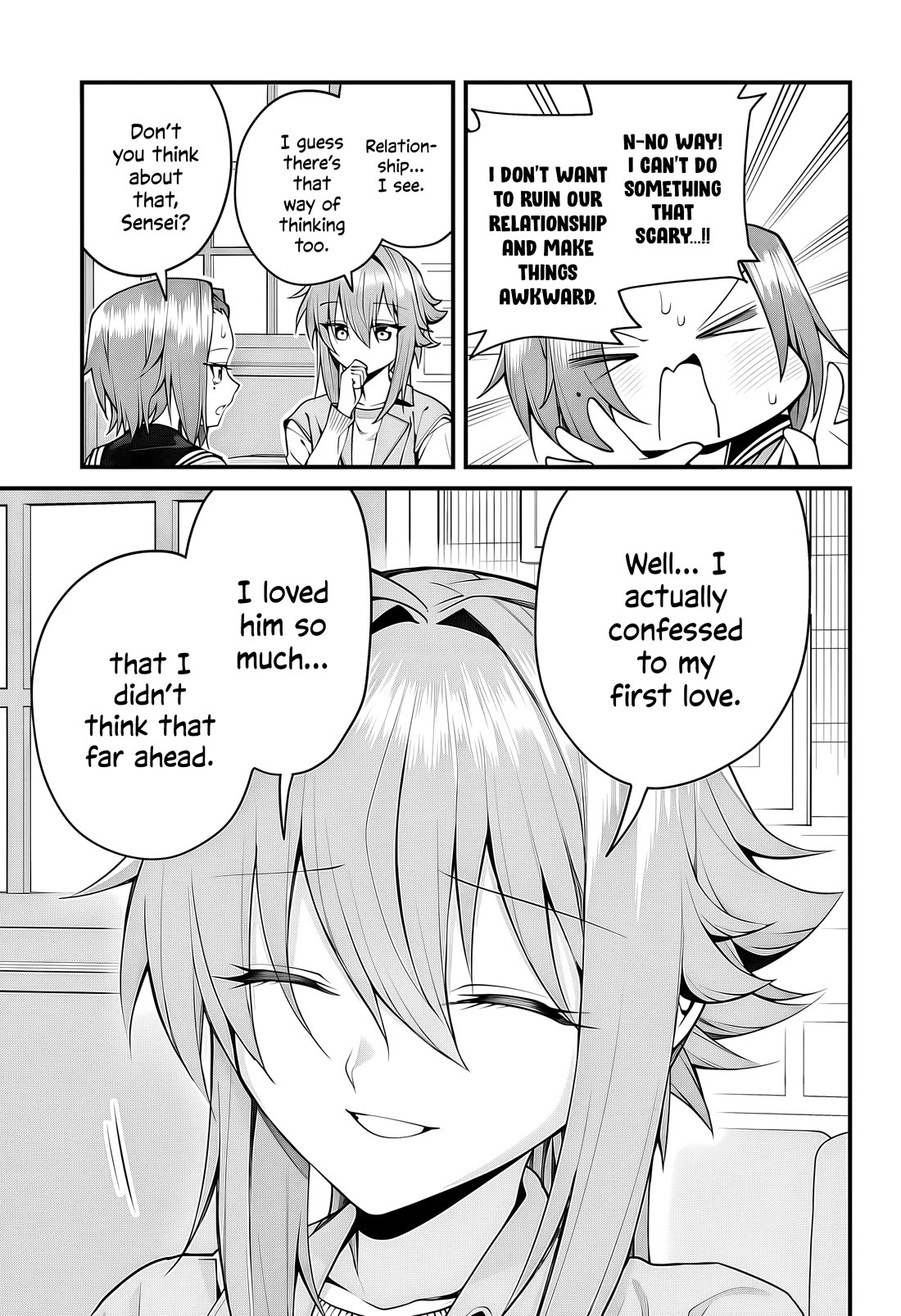 Akanabe-sensei Doesn't Know about Embarrassment chapter 50 page 12
