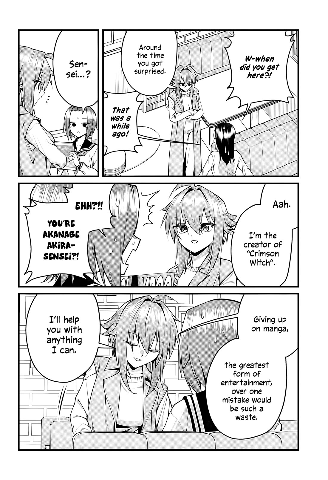 Akanabe-sensei Doesn't Know about Embarrassment chapter 50 page 7