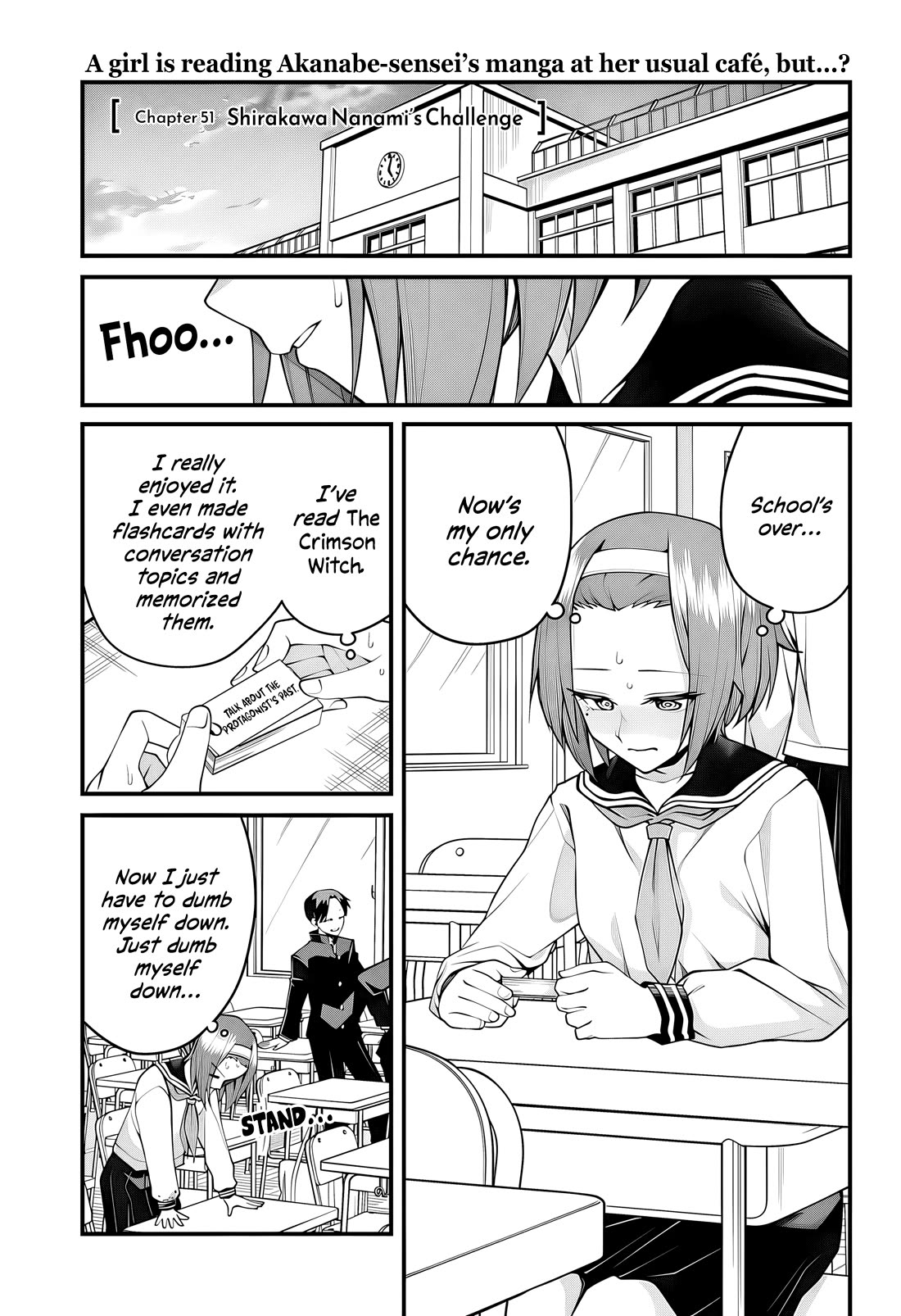 Akanabe-sensei Doesn't Know about Embarrassment chapter 51 page 2