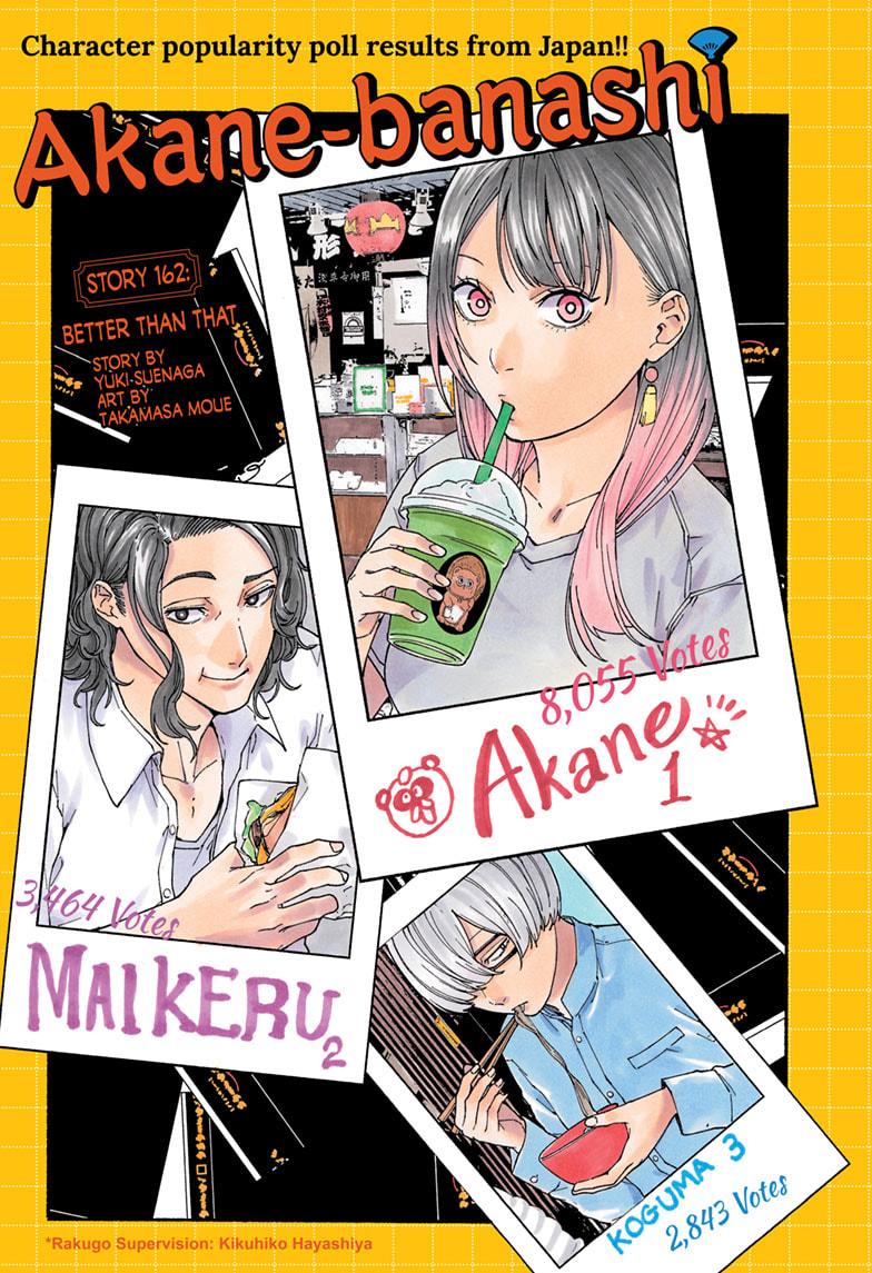 Akane Banashi chapter 162 page 1