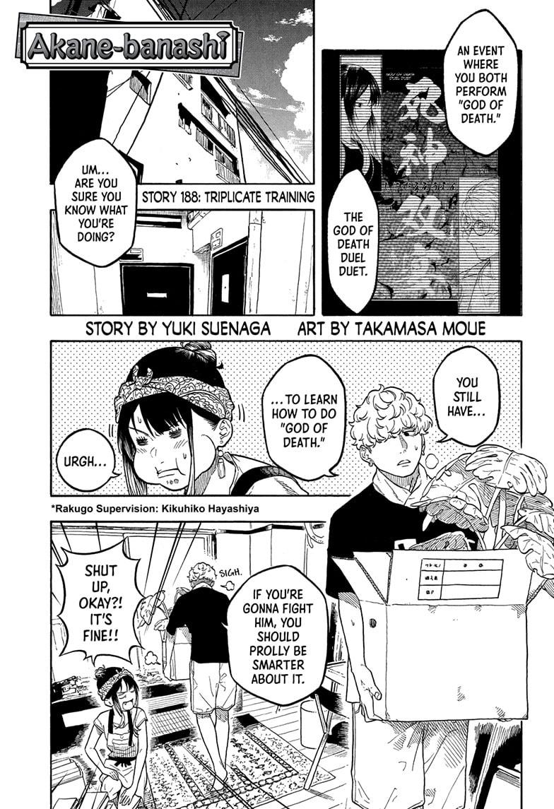 Akane Banashi chapter 188 page 1
