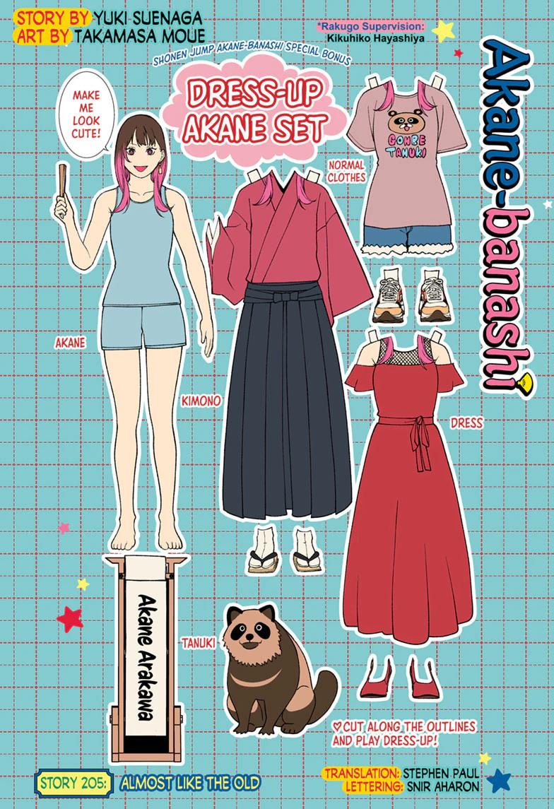 Akane Banashi chapter 205 page 1