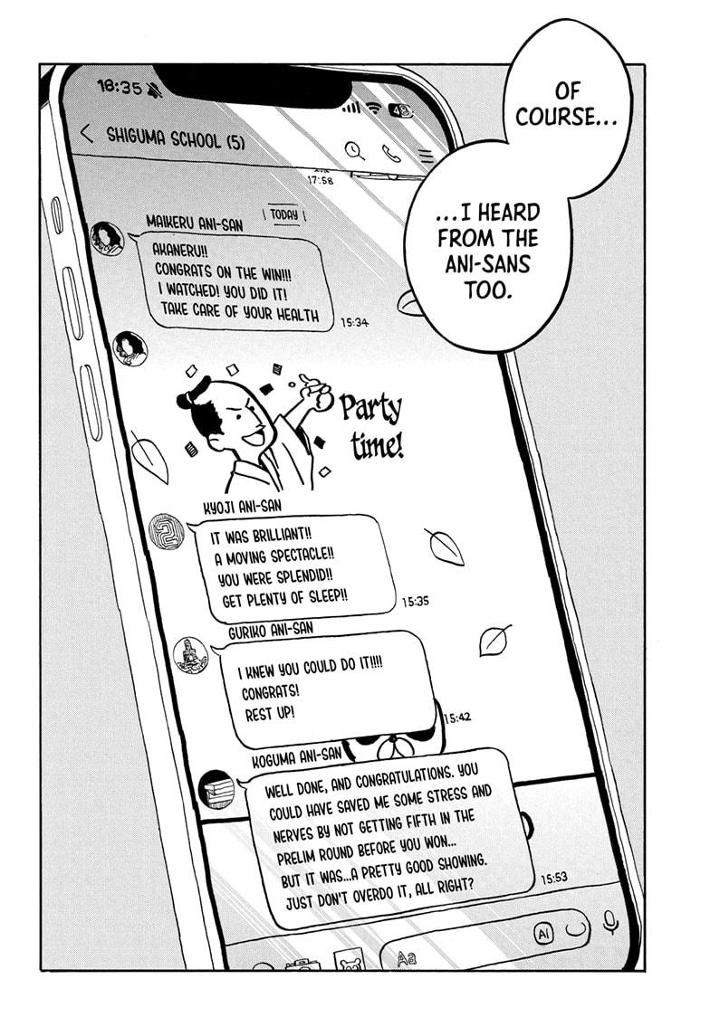 Akane Banashi chapter 181 page 12