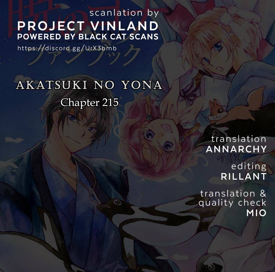 Akatsuki no Yona chapter 215 page 1