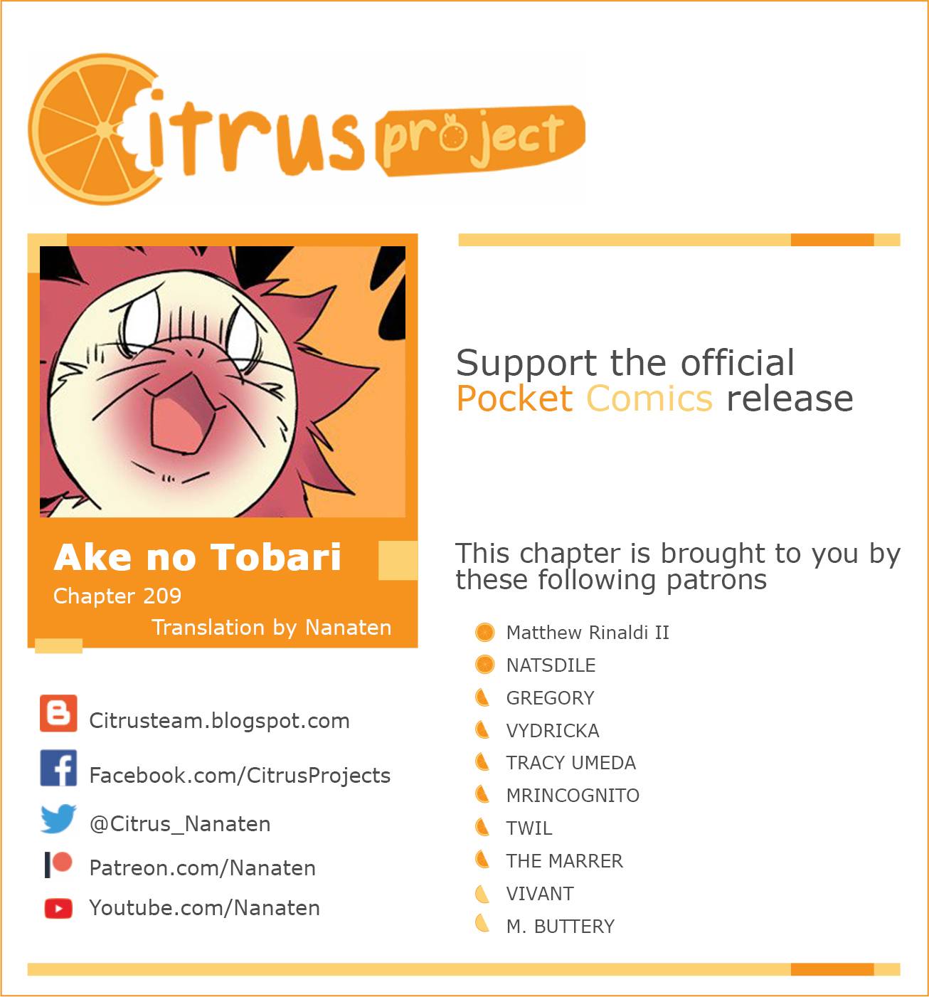 Ake no Tobari chapter 209 page 1