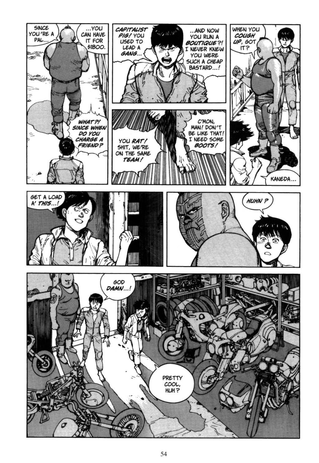 Akira chapter 5.1 page 52