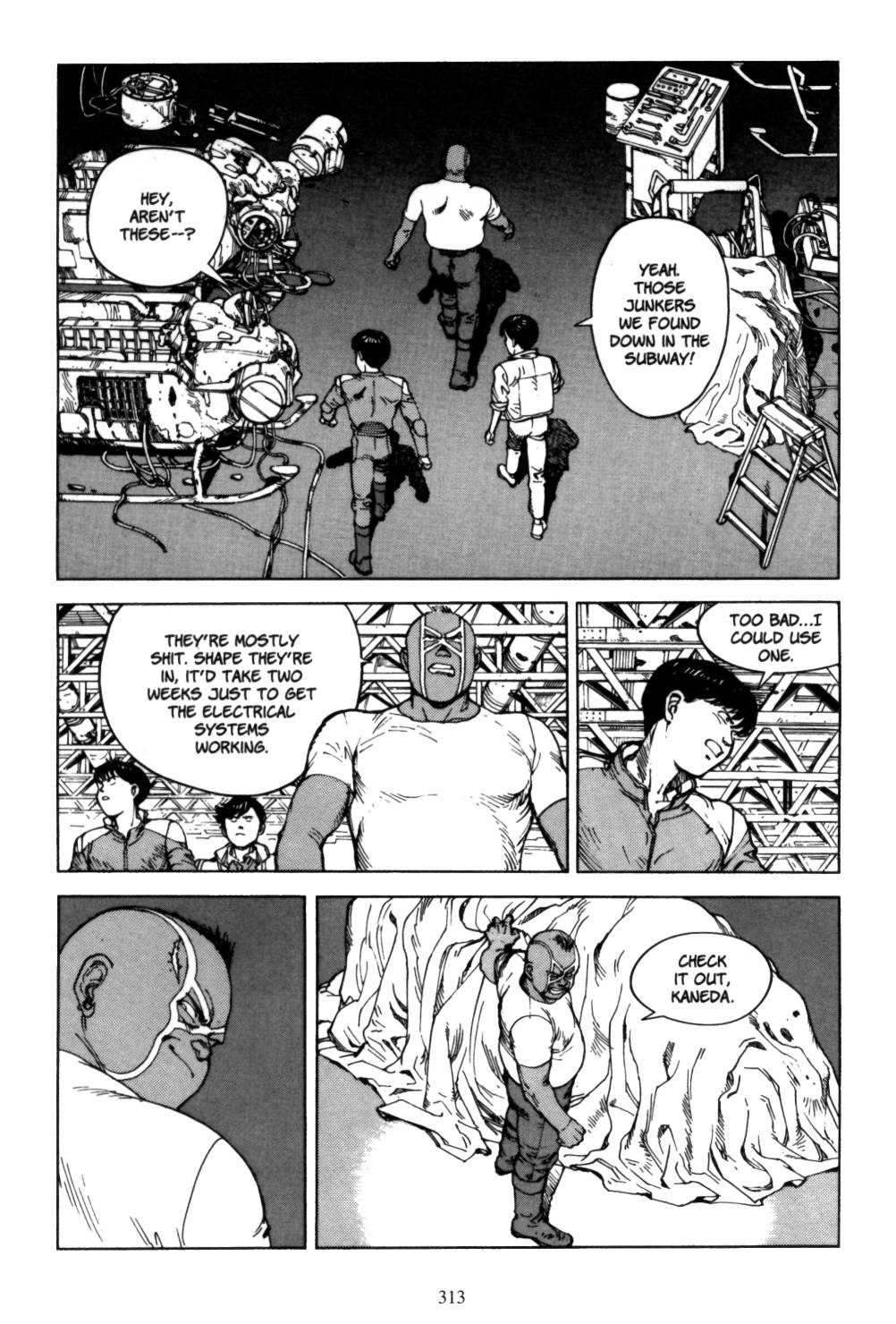 Akira chapter 5.2 page 105