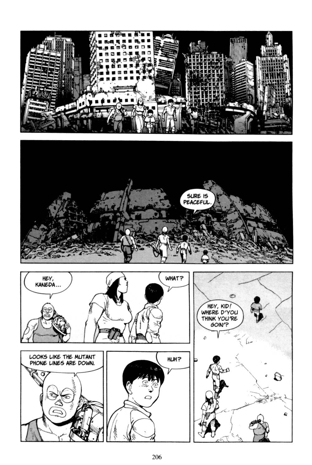 Akira chapter 6.1 page 204