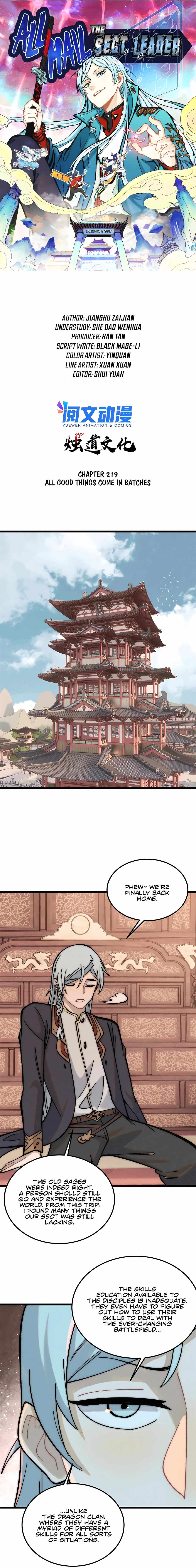 All Hail the Sect Leader chapter 219 page 2