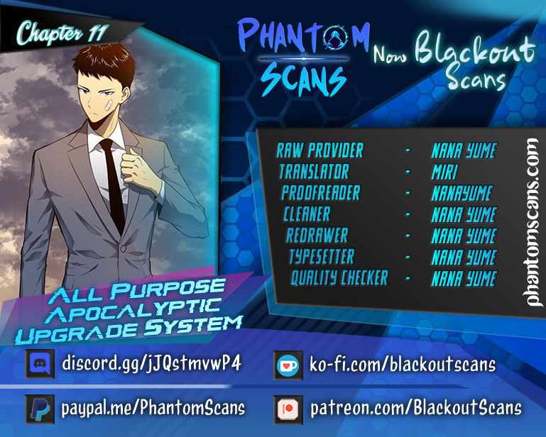 All Purpose Apocalyptic Upgrade System chapter 11 page 1