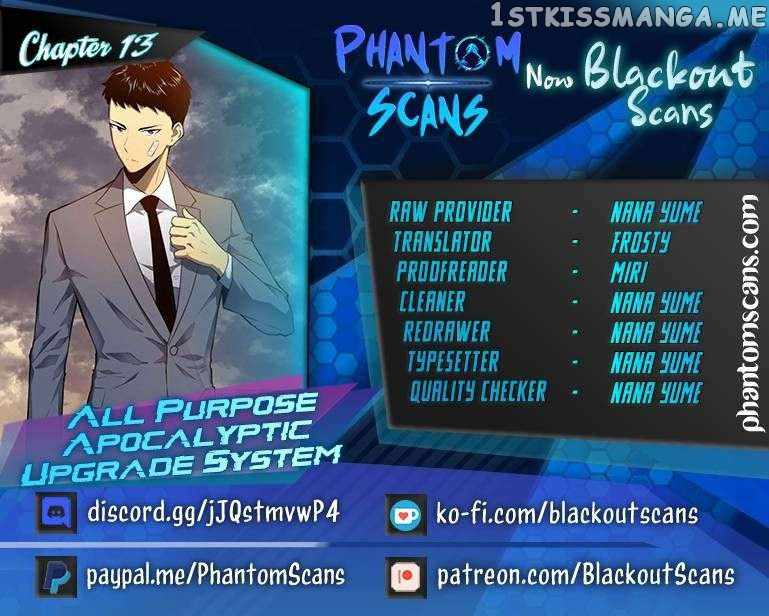 All Purpose Apocalyptic Upgrade System chapter 13 page 1