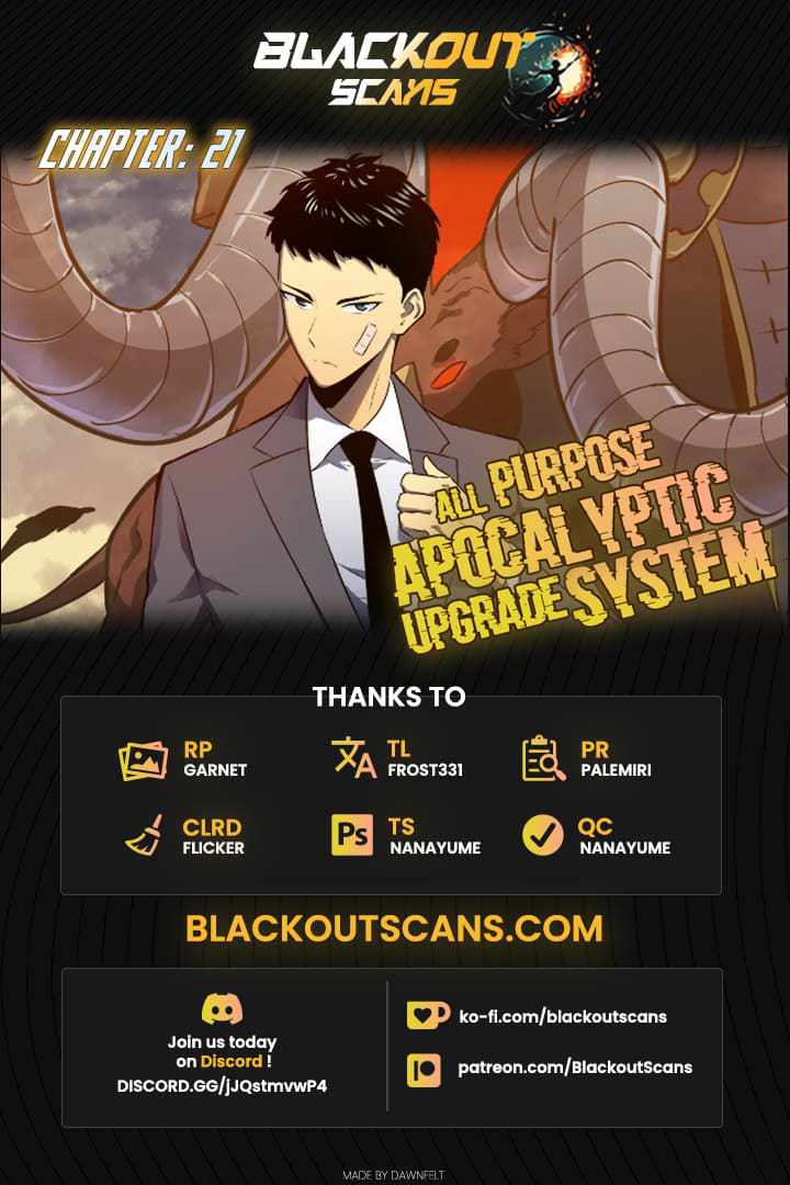 All Purpose Apocalyptic Upgrade System chapter 21 page 1