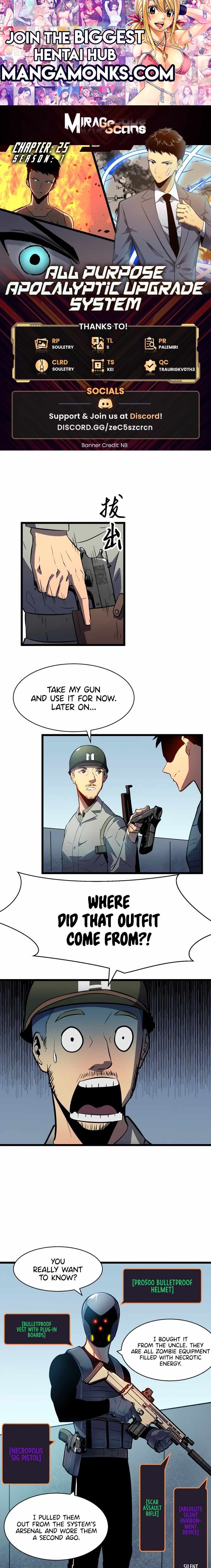 All Purpose Apocalyptic Upgrade System chapter 25 page 1