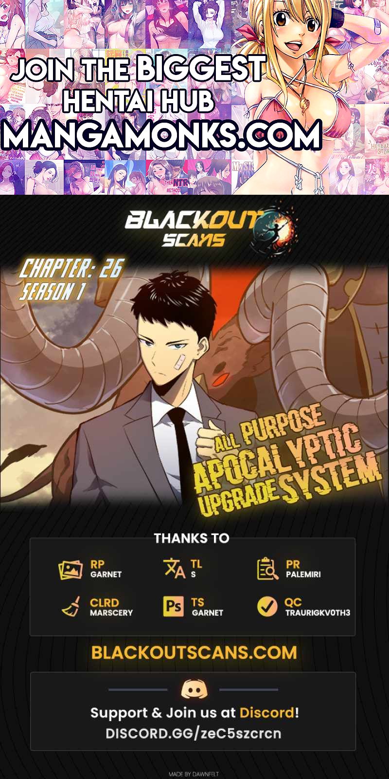 All Purpose Apocalyptic Upgrade System chapter 26 page 1