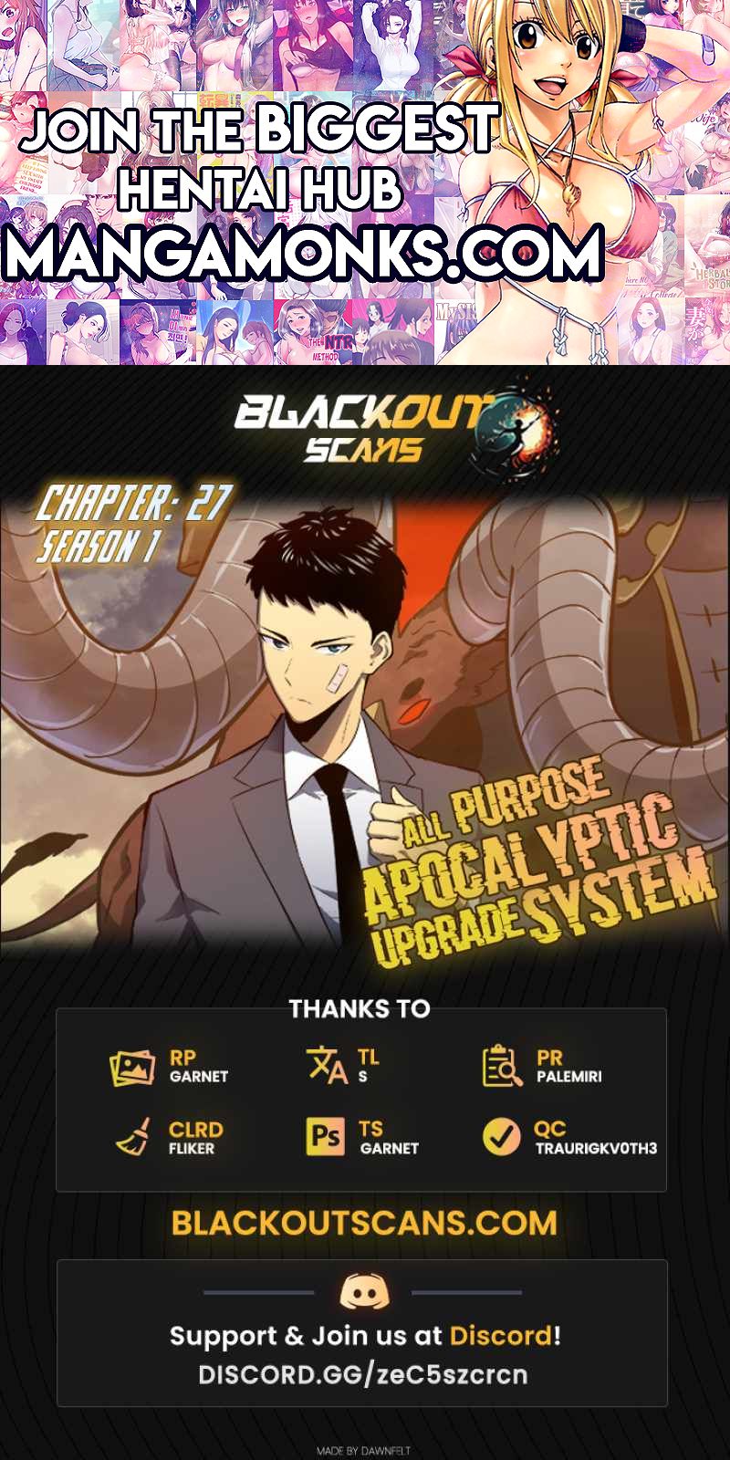 All Purpose Apocalyptic Upgrade System chapter 27 page 1