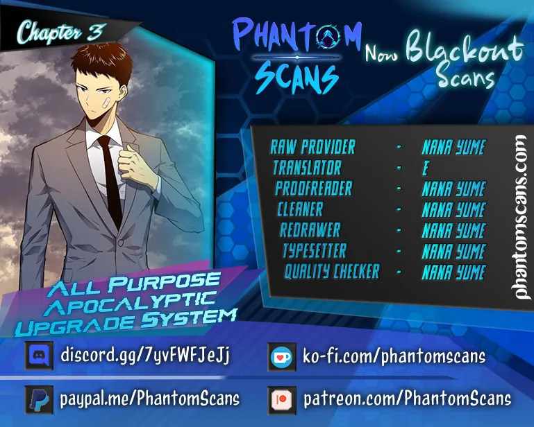 All Purpose Apocalyptic Upgrade System chapter 3 page 1