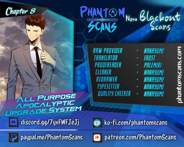 All Purpose Apocalyptic Upgrade System chapter 8 page 1