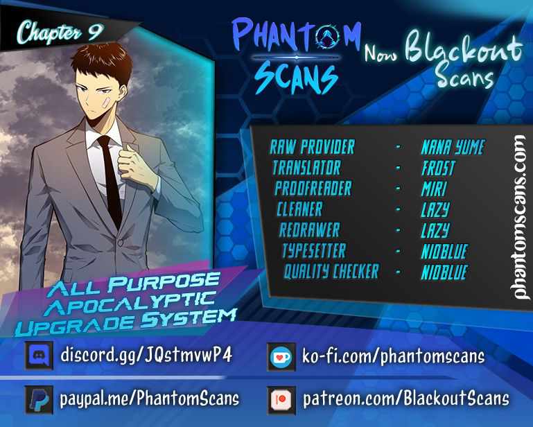 All Purpose Apocalyptic Upgrade System chapter 9 page 1