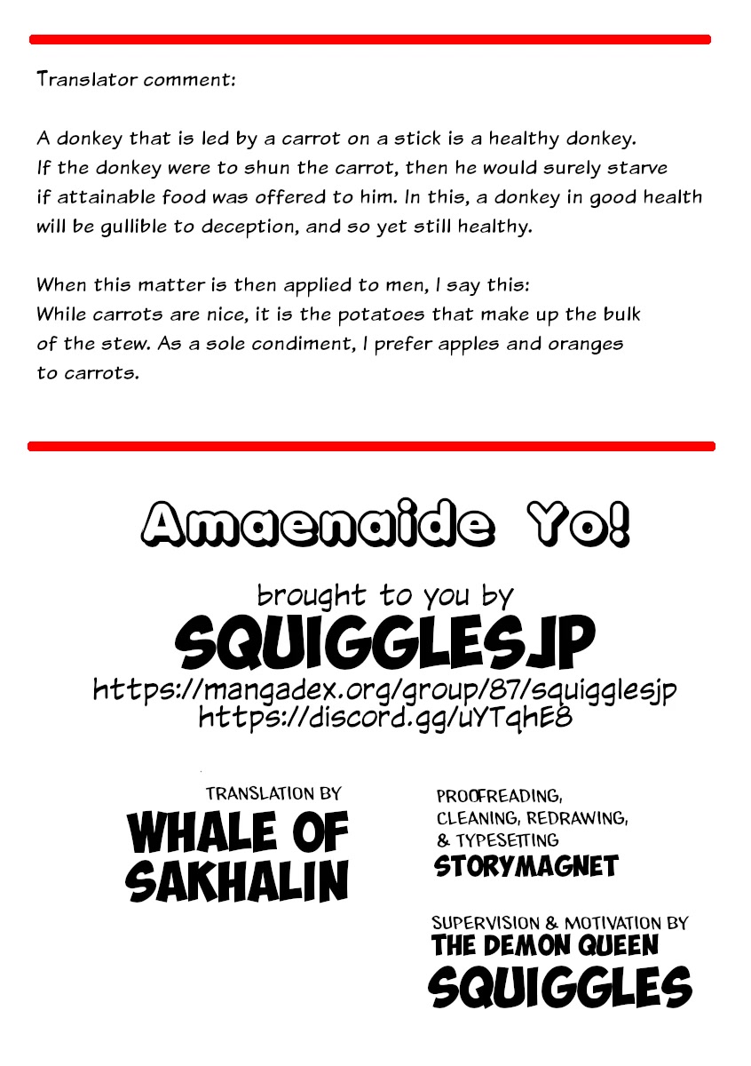 Amaenaideyo!! chapter 19 page 38