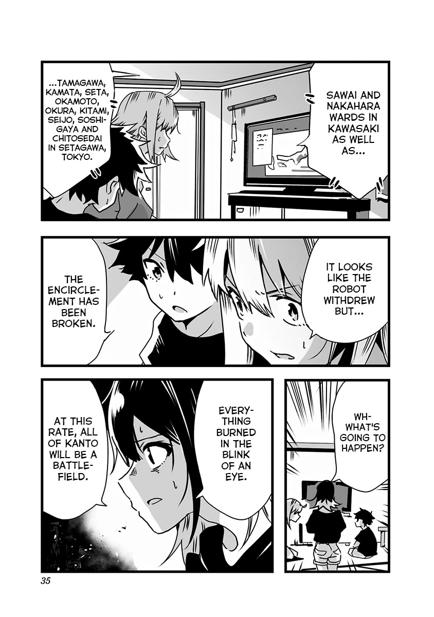 Amateur E-girl Streaming a Space War chapter 16 page 10