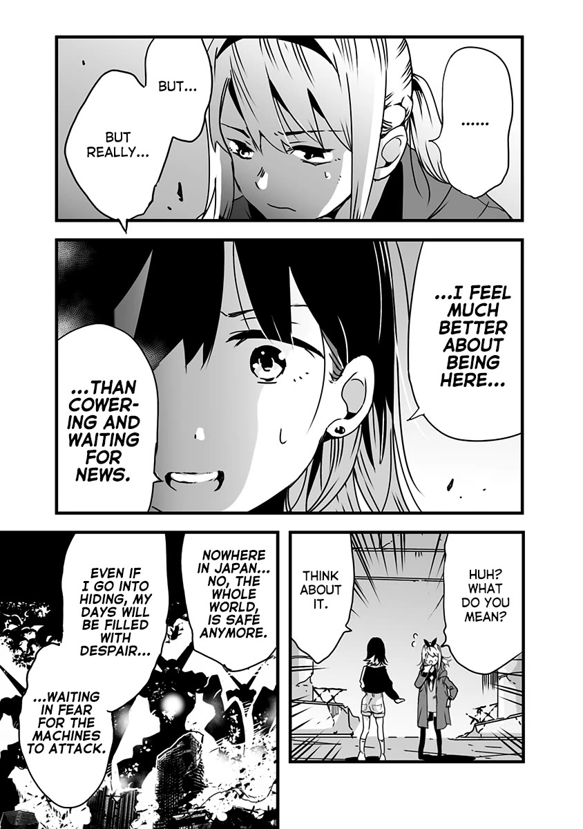 Amateur E-girl Streaming a Space War chapter 19 page 19