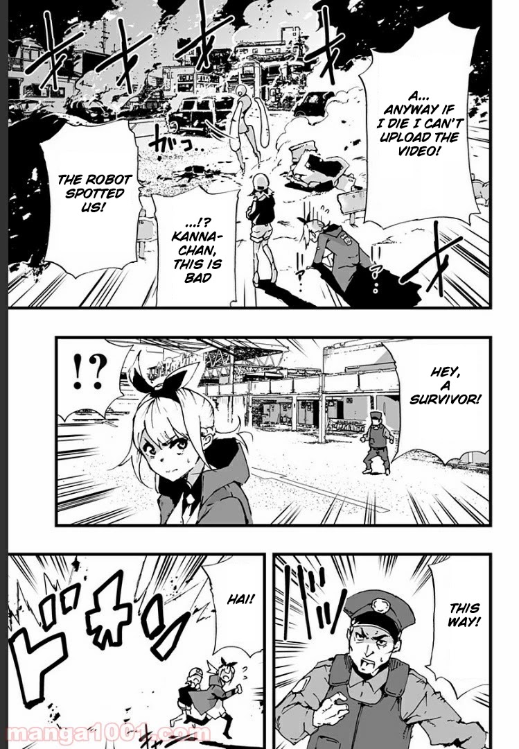 Amateur E-girl Streaming a Space War chapter 2 page 12