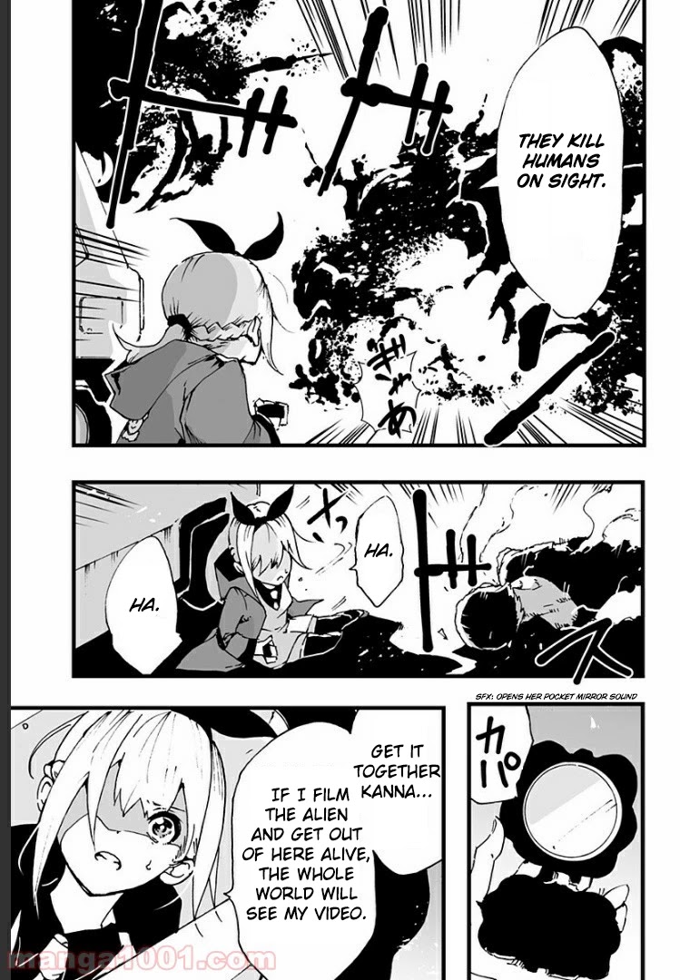 Amateur E-girl Streaming a Space War chapter 2 page 8