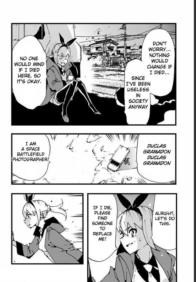 Amateur E-girl Streaming a Space War chapter 2 page 9