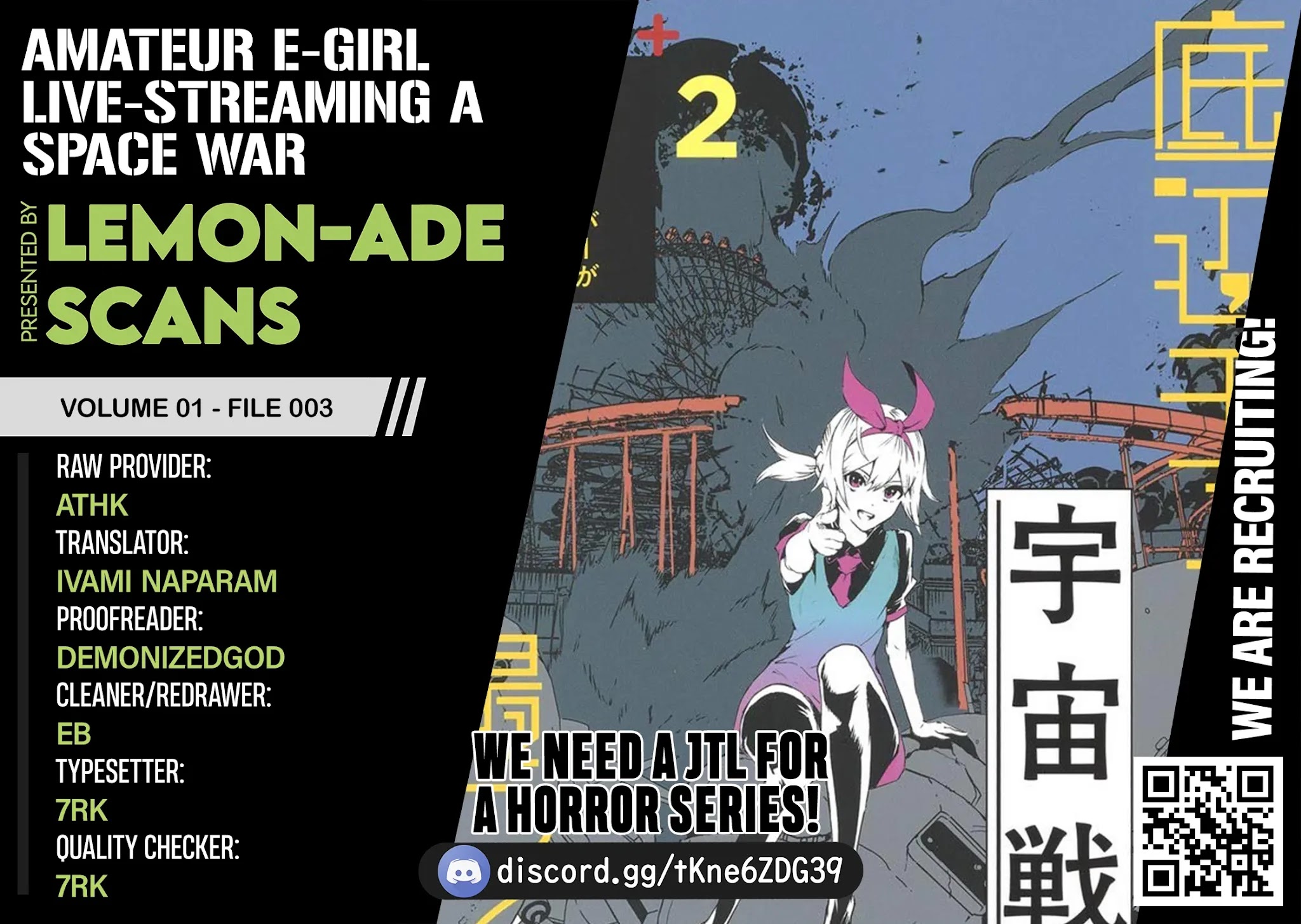 Amateur E-girl Streaming a Space War chapter 3 page 39