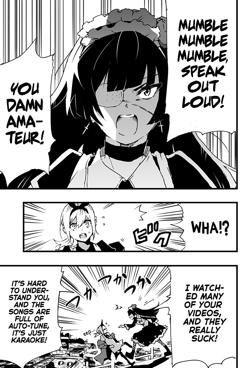 Amateur E-girl Streaming a Space War chapter 4 page 9