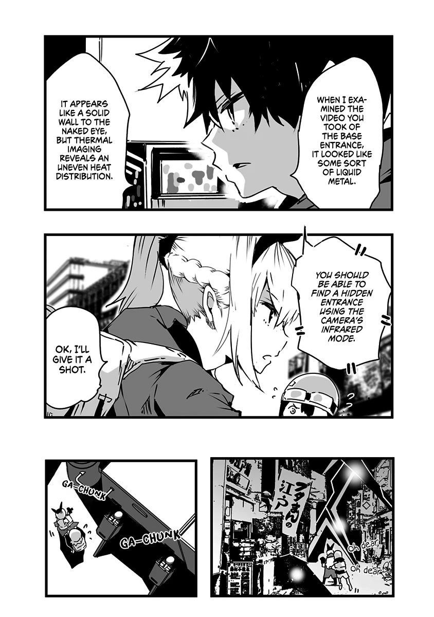 Amateur E-girl Streaming a Space War chapter 9 page 14