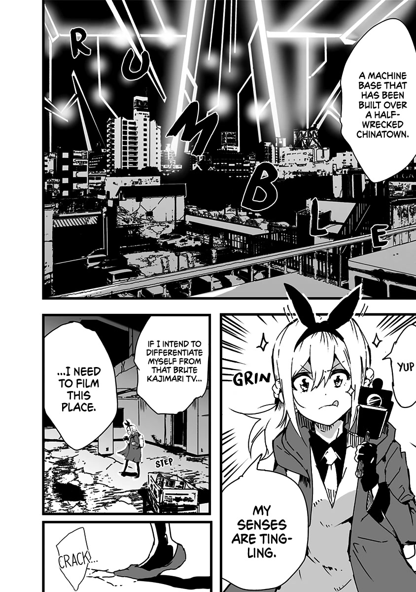 Amateur E-girl Streaming a Space War chapter 9 page 16