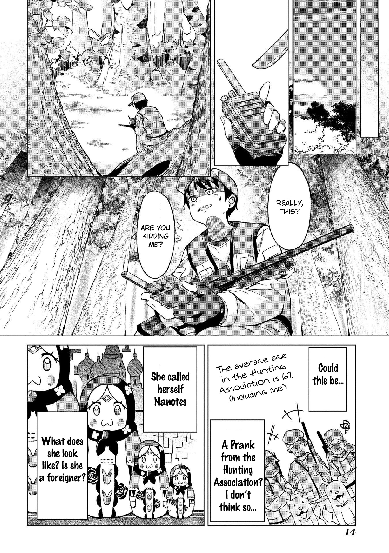 An Active Hunter in Hokkaido Has Been Thrown into a Different World chapter 1.1 page 14
